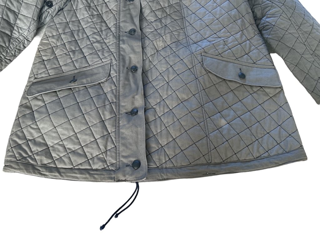 Luftwaffe Fallschirmjäger Squere Guilted Winter Parka in Stone Mint Condition