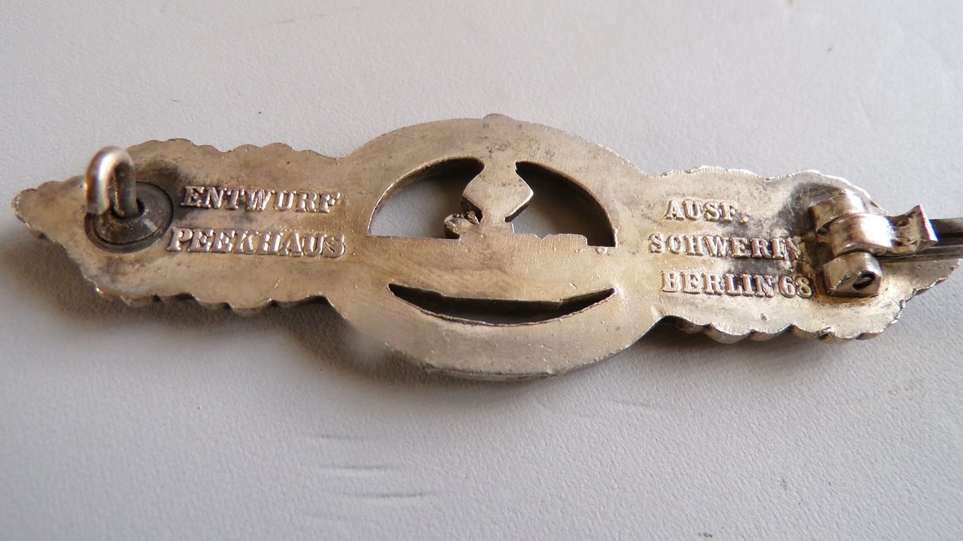 U-Boat Front Clasp in Silver Schwerin Berlin