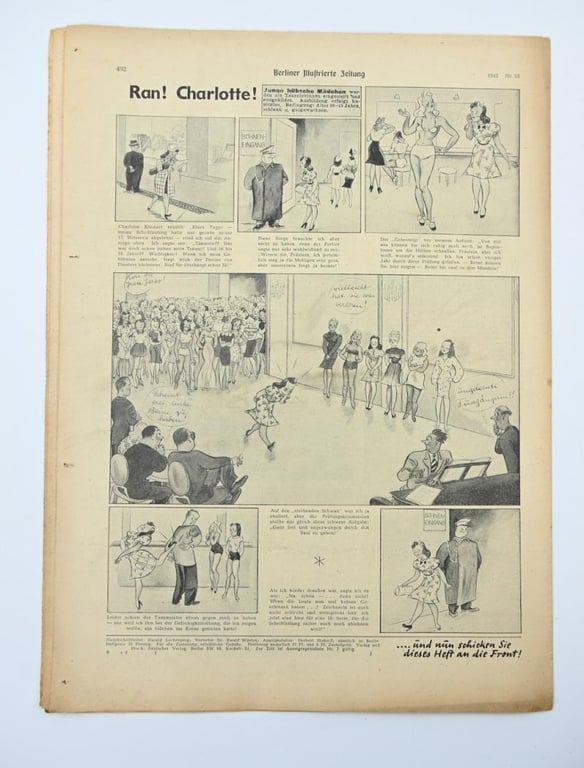 German Berliner Illustrierte Zeitung Newspaper 1942