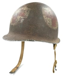 US WW2 M1 Fixed Bale 4-Panel Medic Helmet