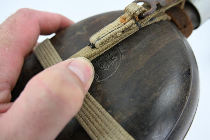 German WH DAK Afrika Korps Coconut Canteen