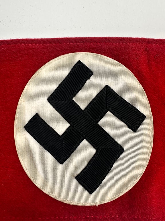 Wool NSDAP Member's Armband mint condition RZM tag.