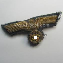 Superb, WH (Heeres o. Küsten-Artillerie) general-officers'-pattern cap-eagle (ie....