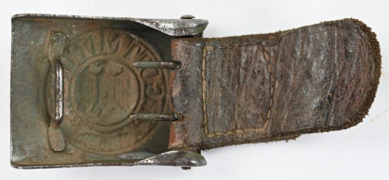 German WH Beltbuckle with Tab 'J.Dicke' 1941