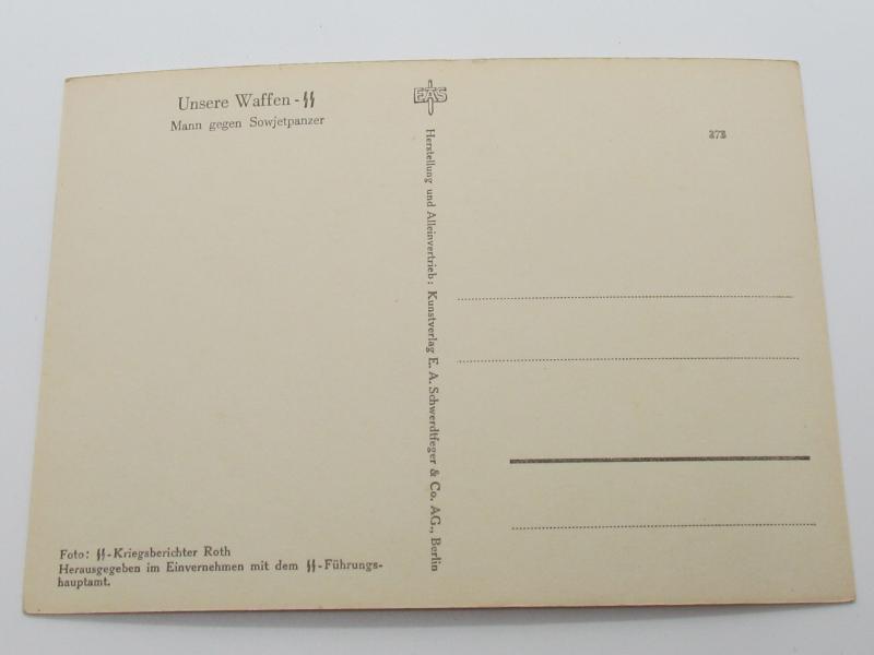 Postcard : Unsere Waffen-SS