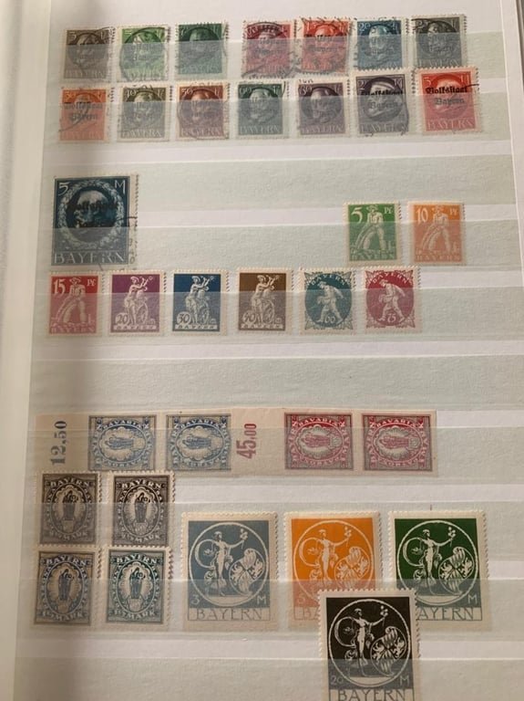 Stamp Album Number One With Content