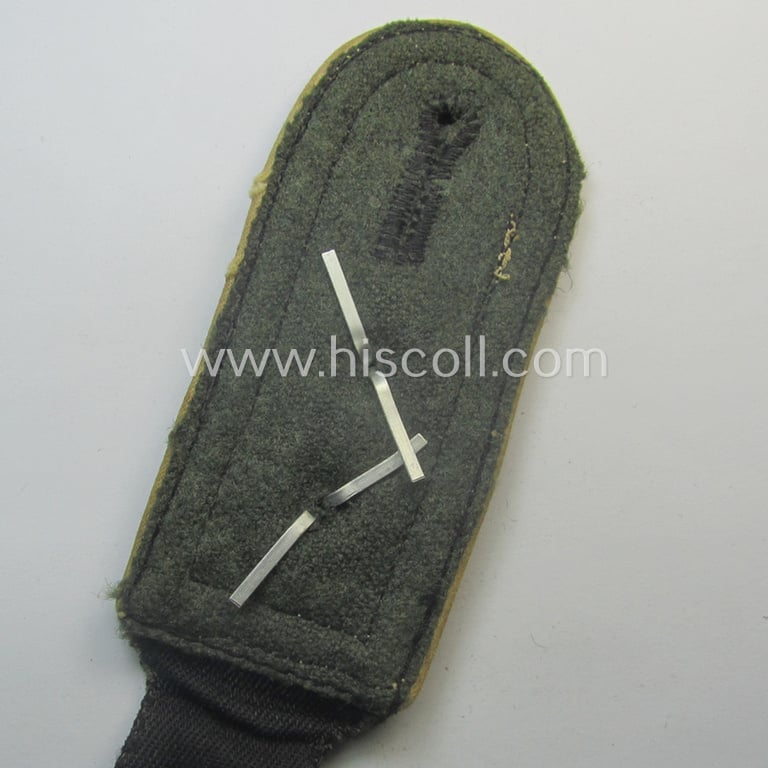 Single, Waffen-SS NCO-type shoulderstrap: 'SS-Hauptscharführer' who served within the: 'SS-Infanterie-Trpn.'