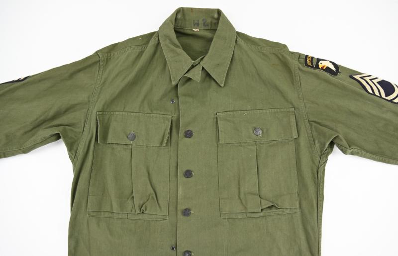 US WW2 HBT Combat Tunic 101st AB