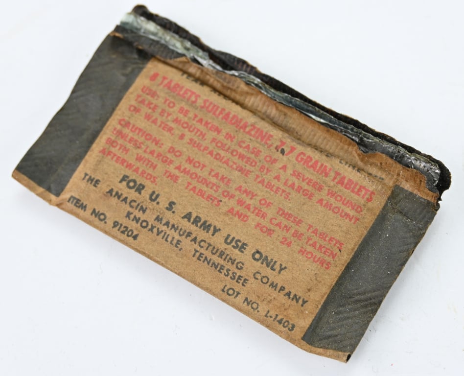 US WW2 Anacin Woud Tablets