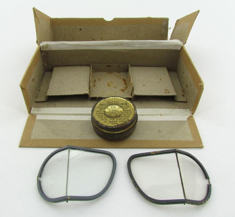 British WWII RAF MKVIII Flying Goggles Box