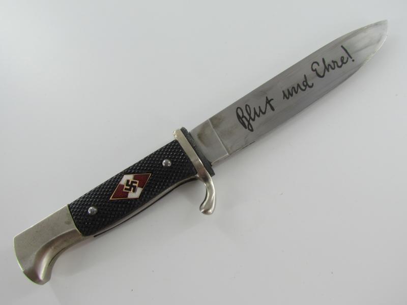 Hitler Youth knife / dagger With Motto Marked RZM M7/6