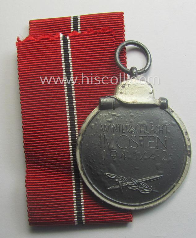 Medal-set: 'Winterschlacht im Osten 1941-42' being a maker- (ie. '18'-) marked specimen by the maker: 'Karl Wurster K.G. - Markneukirchen in Sa.'