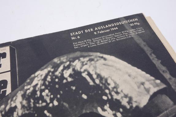 In a nice condition a German Magazine “Stuttgarter Illustrierte” dated 9 February 1944