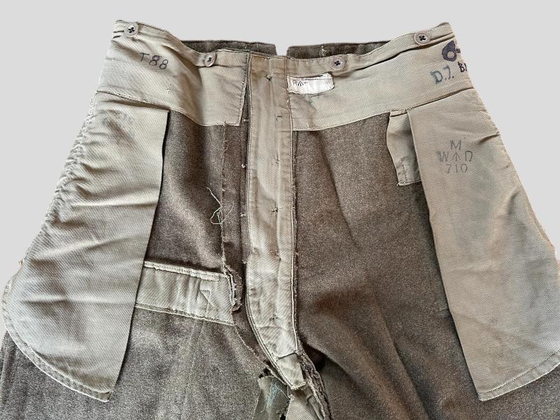British WWII 37 Pattern Battle Dress Trousers