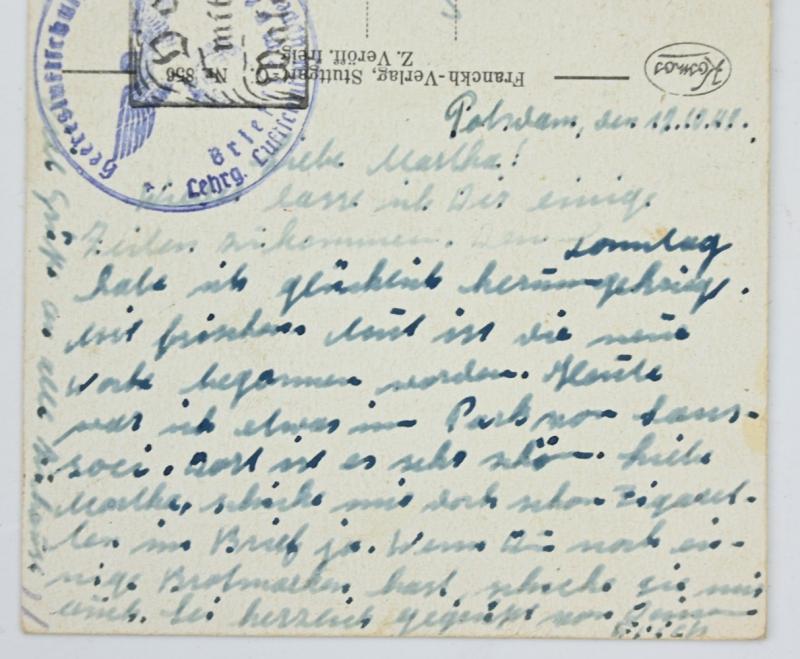 German WH Postcard