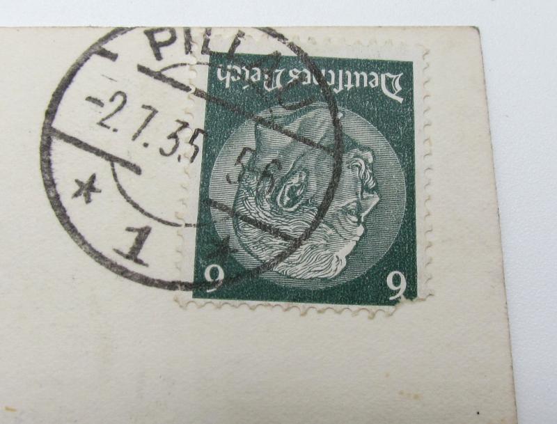 Postcard "Line ship Silesia" (Linienschiff Schlesien)