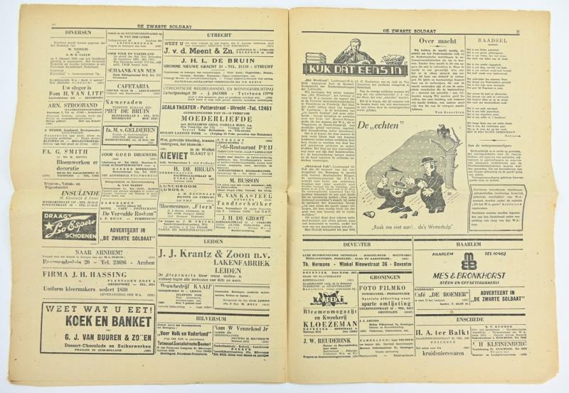 Dutch SS Magazine 'De Zwarte Soldaat' 1942