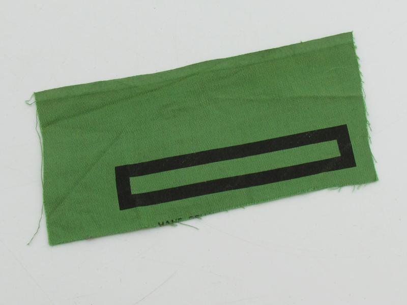Printed Wehrmacht ( Heer ) camouflage rank patch