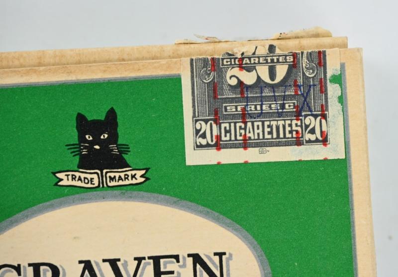 British WW2 Craven Plain Cigarets in Box