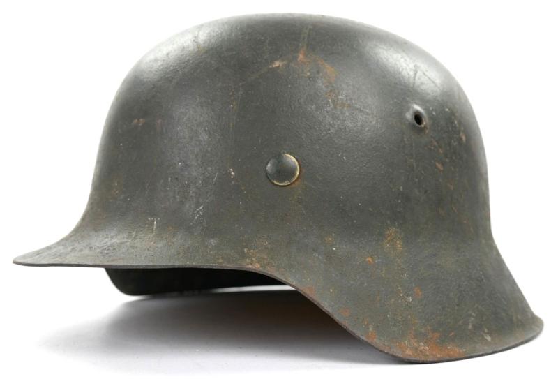 German WH M42 ND Combat Helmet Ex-Chickenwire