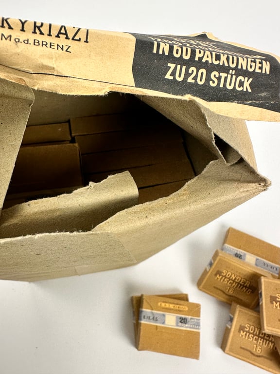 WW2 German full pack with 60 boxes of cigarettes