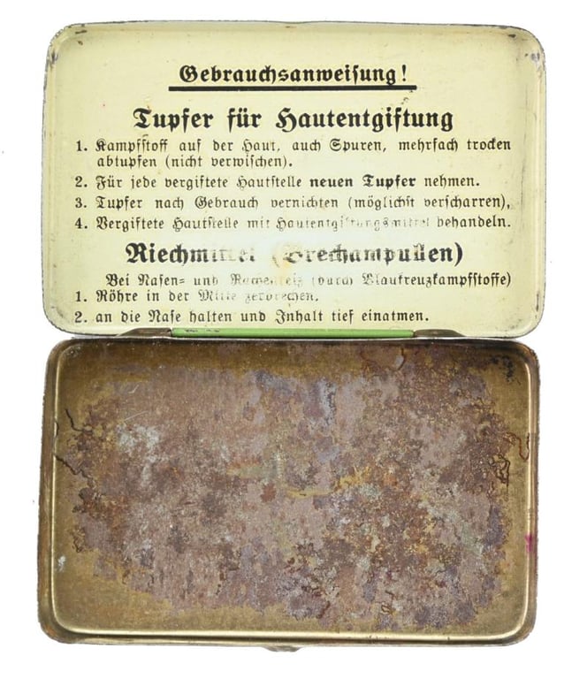 German WH Tin Can of 'Tupfer'