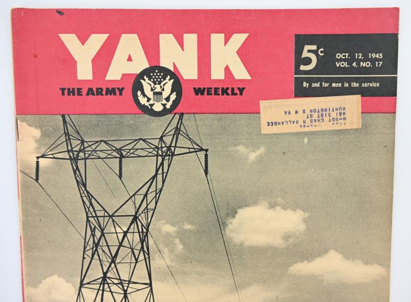 US WW2 Yank Magazine 12 October 1945