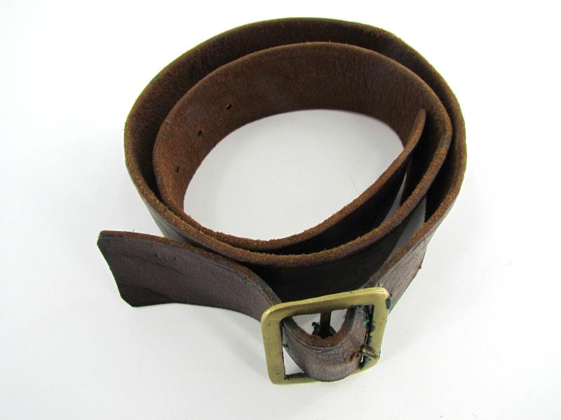British WWII Leather Belt Maker Marked 1943