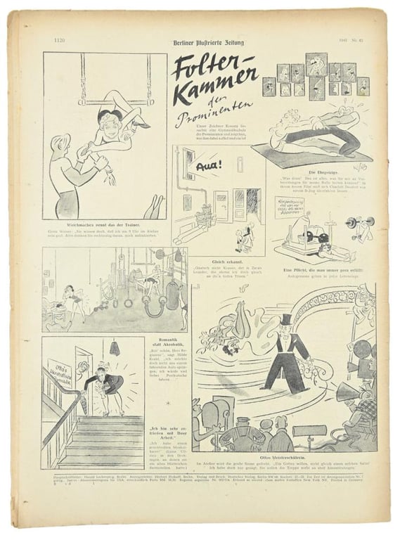 German Berliner Illustrierte Zeitung Newspaper November 1941