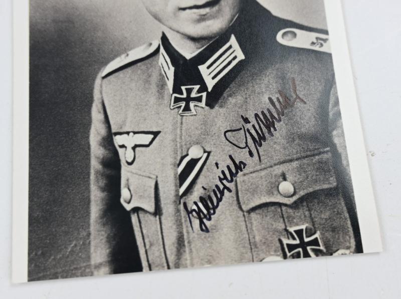 Signature of Wehrmacht Heer KC Recipient 'Heinrich Püttcher'