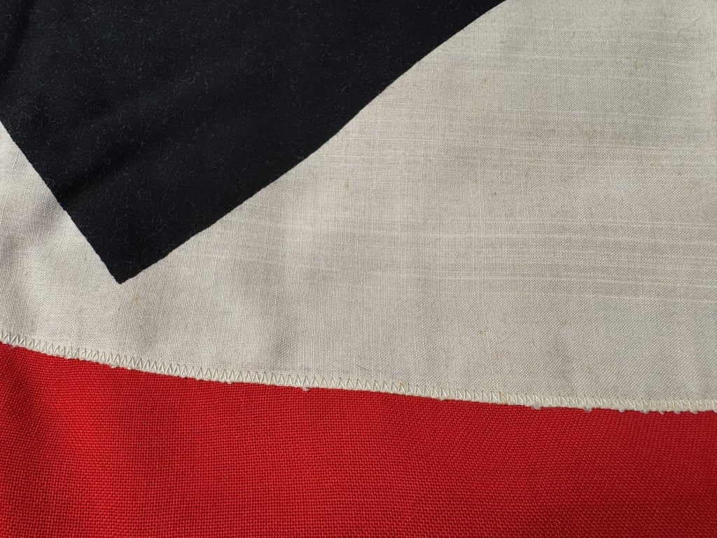 Large NSDAP Double-Sided  Flag – Dutch Wartime Manufacture