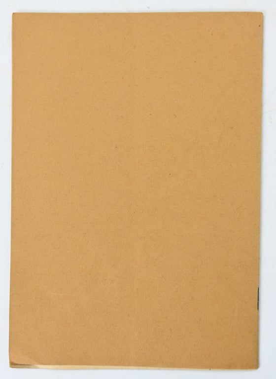 German Third Reich 'Ahnenpass' Ancestral Passport.