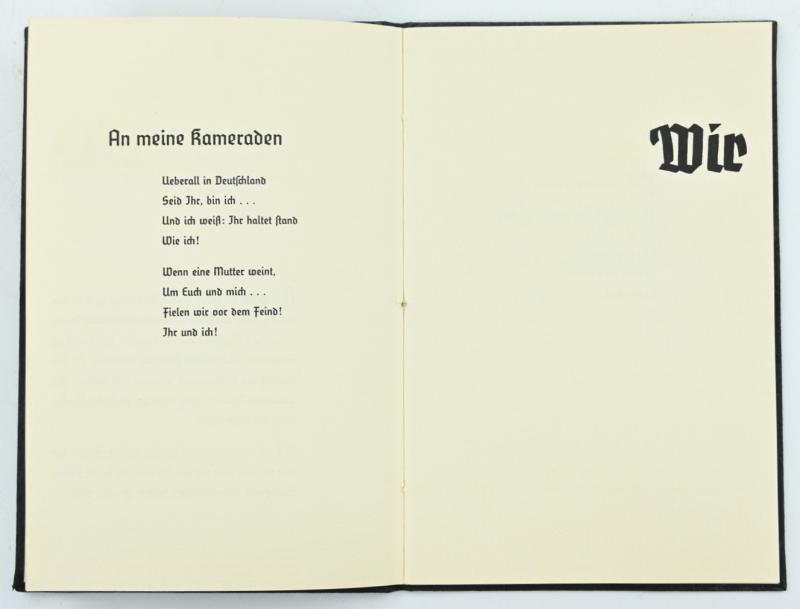German Hitler Youth Poetry Book 'Wir Rufen'