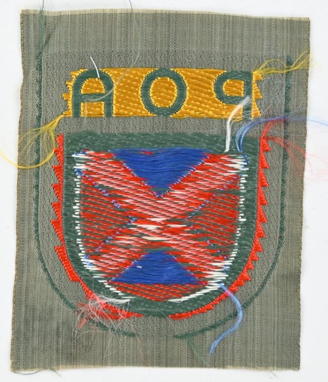 German WH 'Russian POA' Volunteer Sleeve Shield