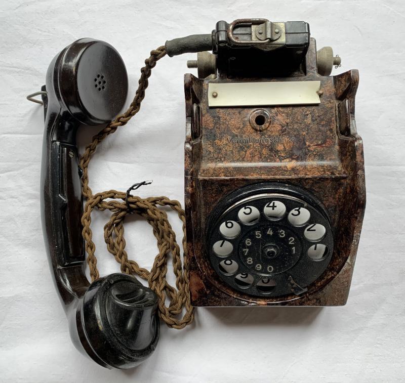 German WW2 Bakelite Desk Rotary Telephone -1940-