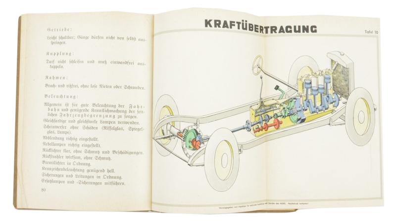 German NSKK Booklet 'Das Kraftfahrzeug'
