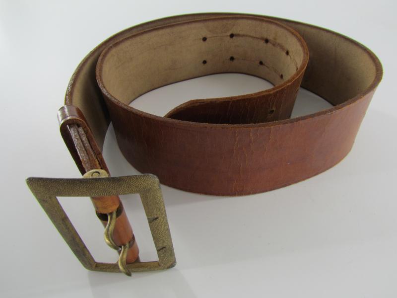 Political Double-Claw Officers Belt & Buckle