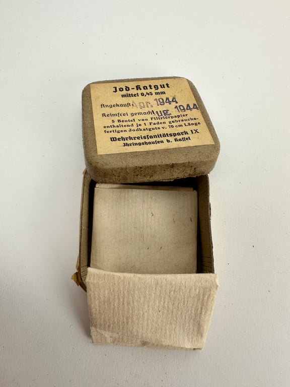 WW2 German Medical "Jod-Katgut" 1944