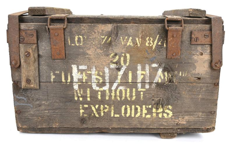 British WW2 25pds Fuze Ammo Box