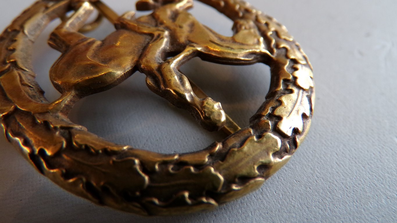 Deutsches Reiterabzeichen 3. Stufe in Bronze