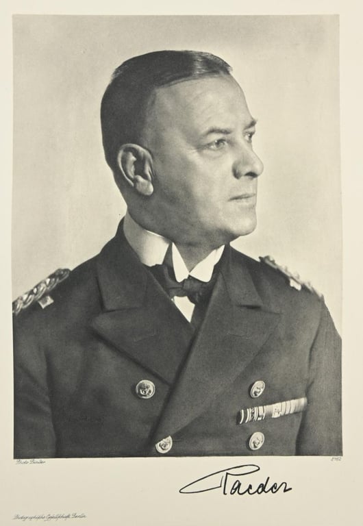 German Third Reich Litho 'Erich Raeder'
