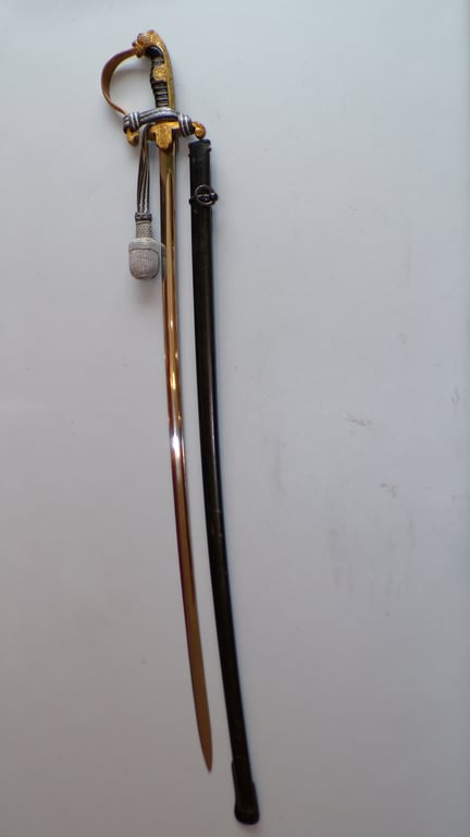 Army Officers Panther head sword by E. Pack & Sohne