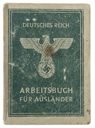 German Third Reich Foreigner (Dutch) Workers Pass