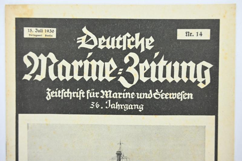 German Reichsmarine Magazine 1930