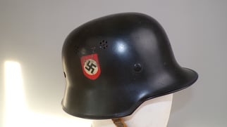 M34 Feuerschutz Polizei helmet by Quist