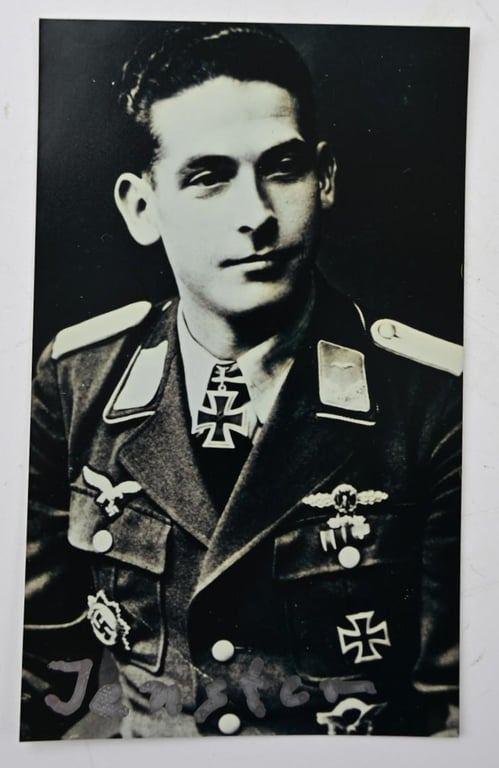 Signature of Luftwaffe KC Recipient 'Jakob Jenster'