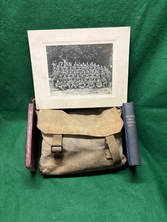 WW1 Army Service Corps Driver's Haversack and Contents