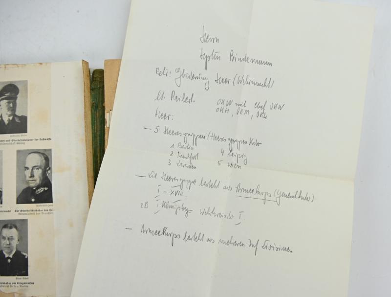 German WH Handbook "Reibert" Named to Knight's Cross Recipient 'Hans-Joachim Heinrici'
