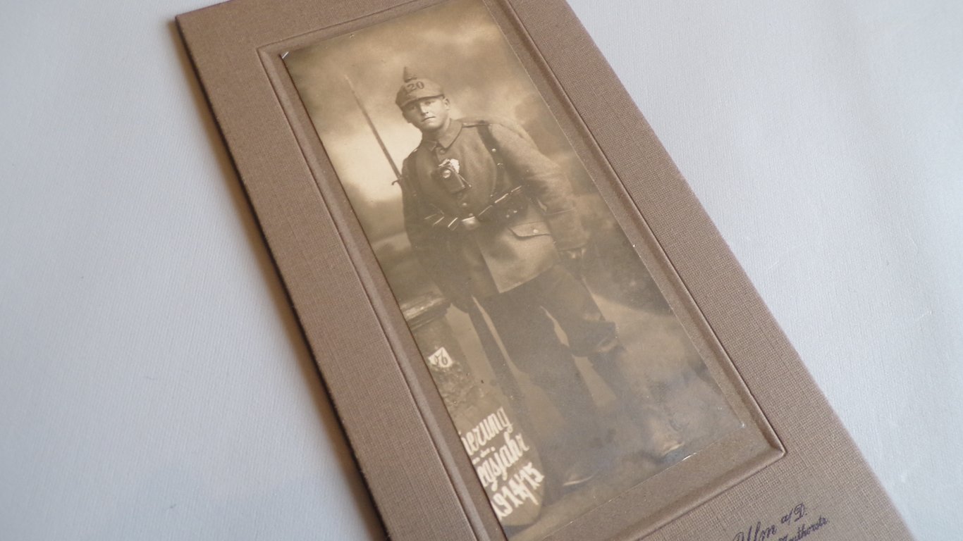 WWI Infantry Regiment 120 Portrait Photo