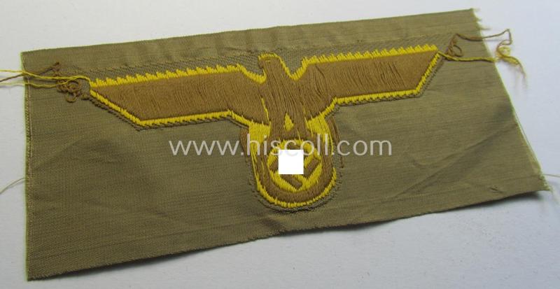 Attractive, WH (Kriegsmarine) 'tropical-issue' (ie. DAK or: 'Deutsches Afrika Korps'-related-) breasteagle, as executed in neat so-called: 'BeVo'-weave style that comes in a 'virtually mint- ie. unissued', condition